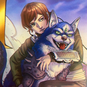 A boy & his dog