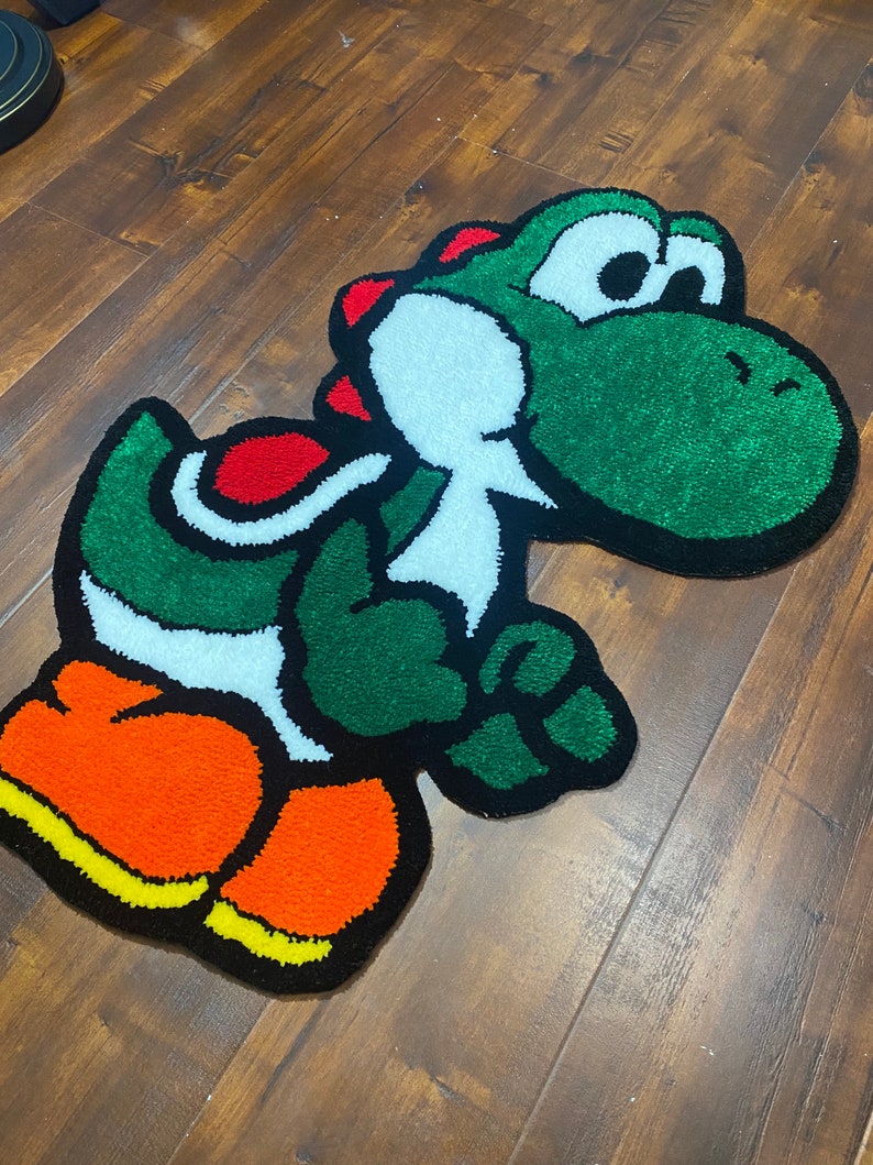 Custom Handmade Yoshi Rug Etsy
