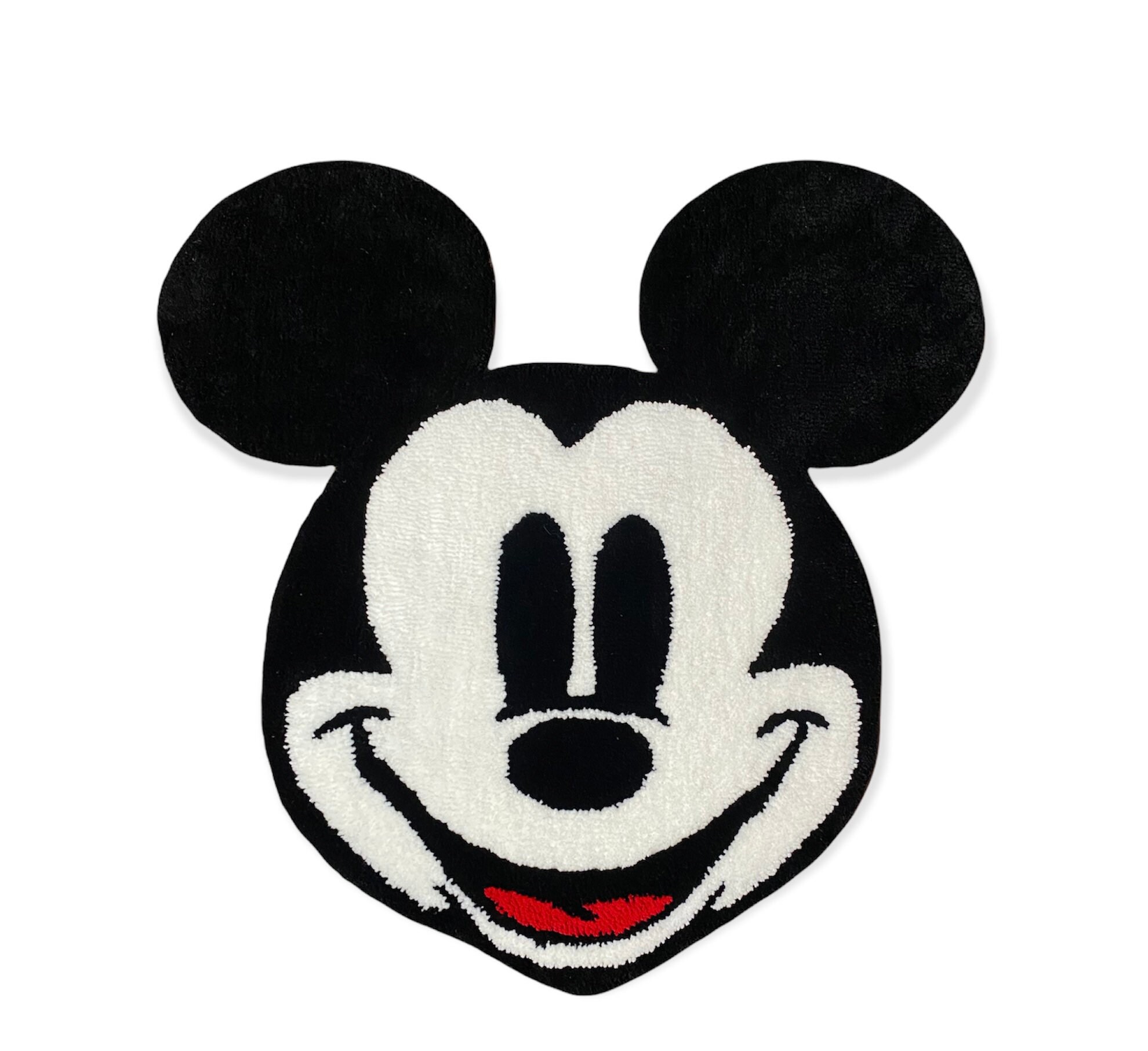 Custom Handmade Mickey Mouse Face Rug Etsy