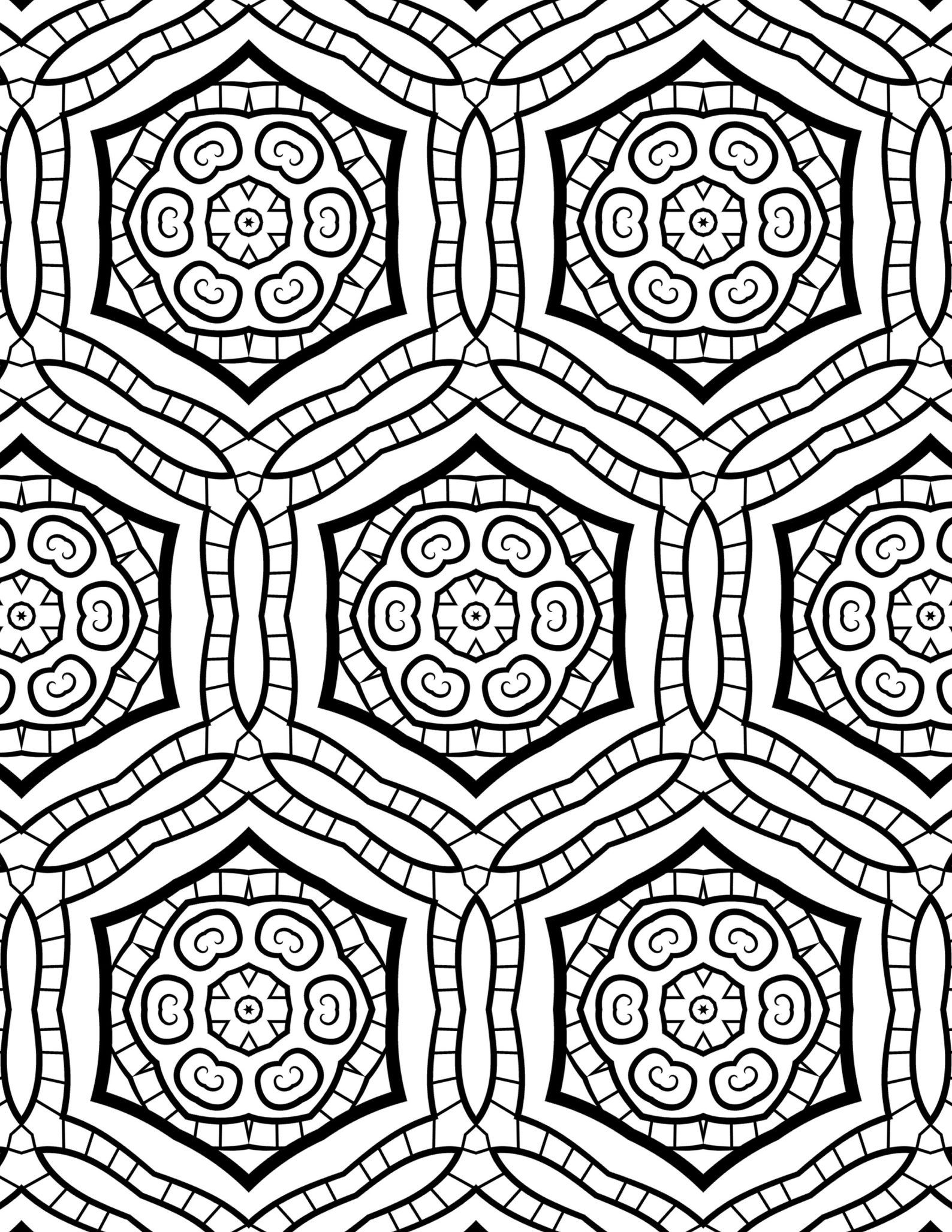 Ausdruckbare Mandalas Ausmalseiten für Erwachsene Einfaches | Etsy