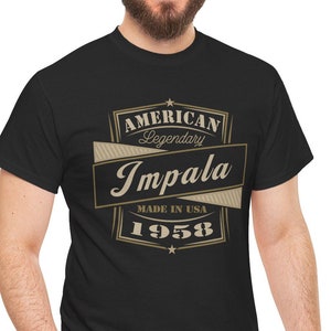 1958 Impala Gift T Shirt | 1958 Impala Shirt | Classic Car Tee Shirt