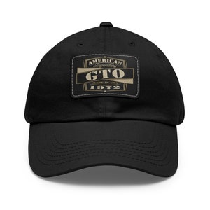 1972 Pontiac GTO Gift Hat Cap | Legendary Pontiac GTO Hat | Classic Car Hat