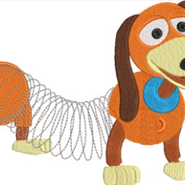 slinky dog embroidery file toy storey