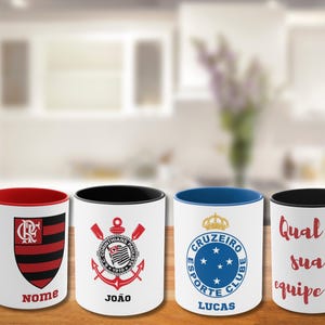 Coffee Mug, Caneca de café, 11oz - Brasilian Soccer Team -Seleção Brasileira de Futebol