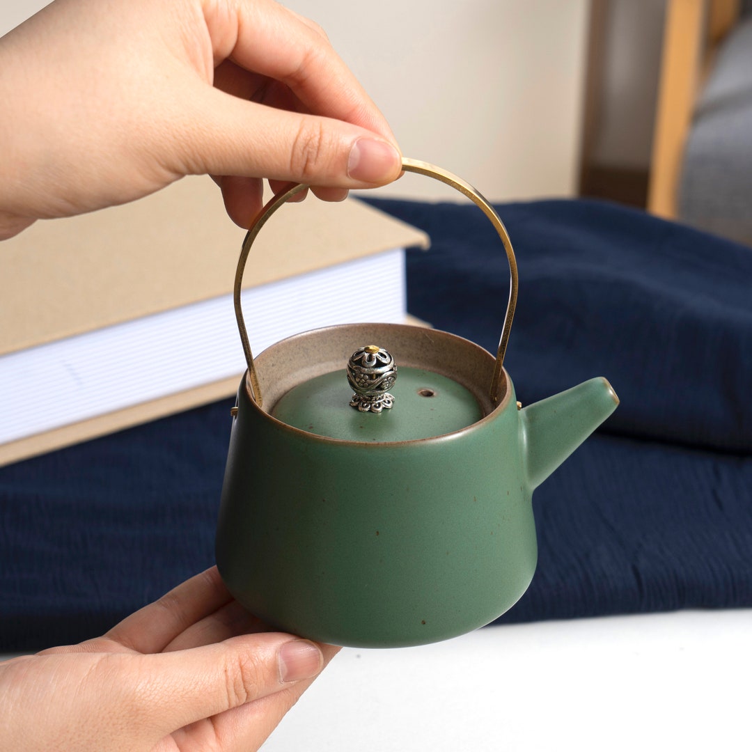 240 ML Japanese Style Ceramic Teapot Pottery Handmade Teapot Etsy