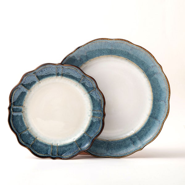 Pottery Dinner Plates Etsy