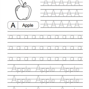 Kids Writing Practice Book (3+ Years) | Alphabet Letter Workbook ...