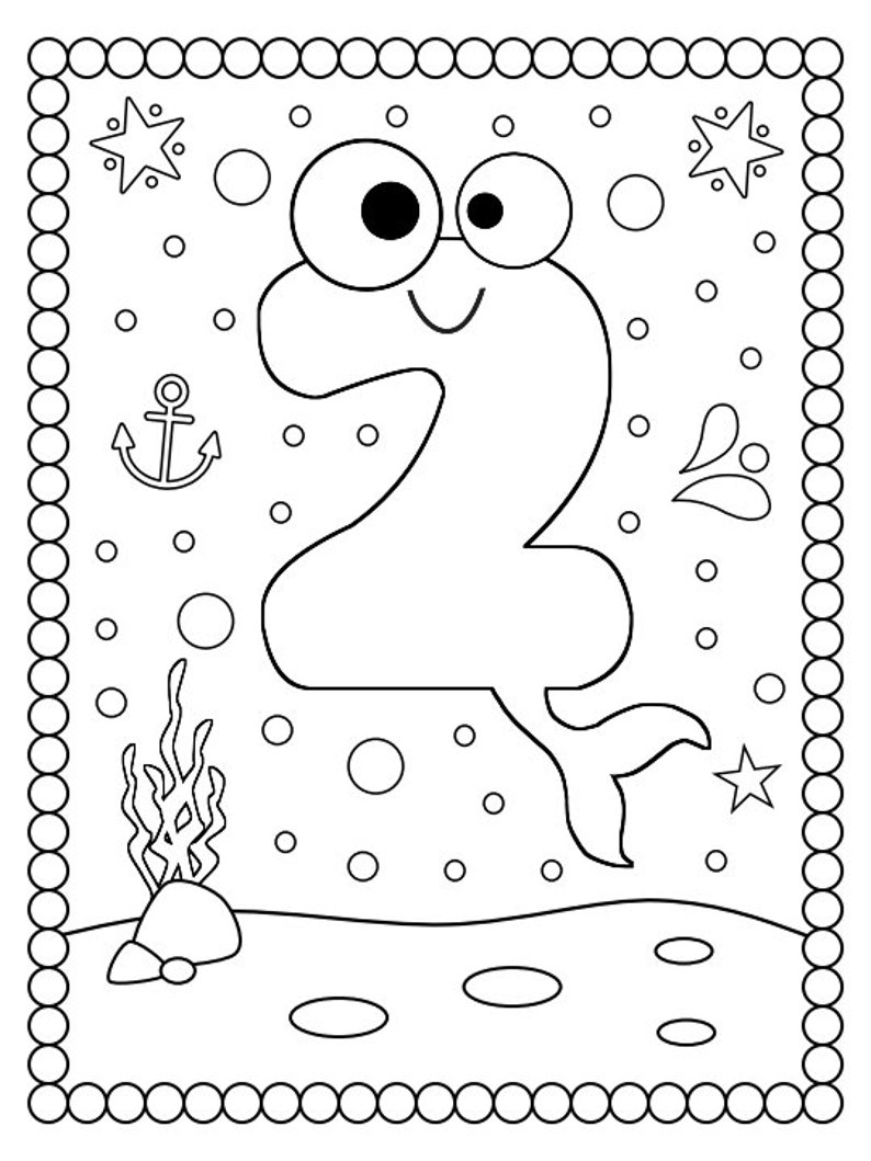 numbers coloring pages 1 10 kids coloring pages printable etsy