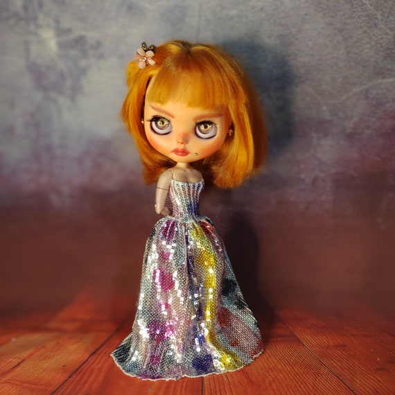 Blythe Colorful Sequin Dress - Etsy Blythe Colorful Sequin Dress - Etsy