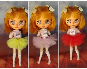 Jupe tutu pour poupée Blythe