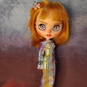 Blythe Doll Colorful Sequin Dress