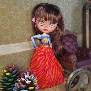 2 Pieces Blythe Doll Clothes, Jumper, Skirt