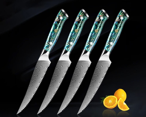 Umi Collection - Japanese VG10 Damascus Steel Knife Set with