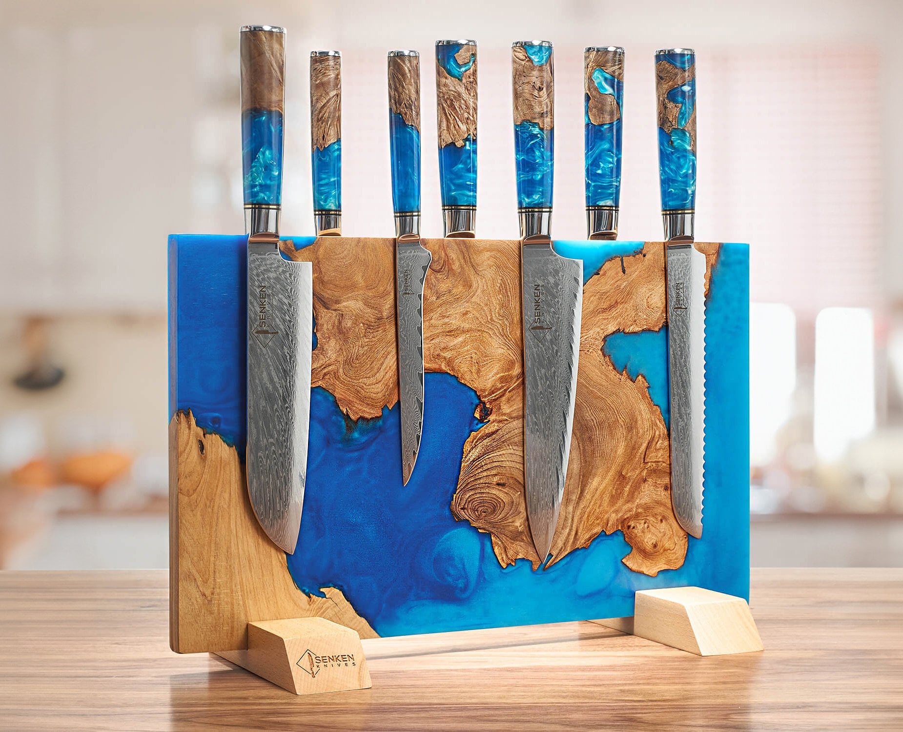 Knife Block Holder, Universal Knife Block without Knives, Unique