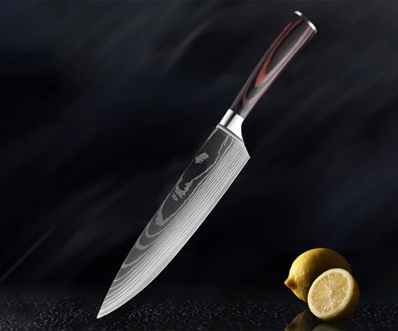 Imperial Collection - Premium Japanese Kitchen Knife Set with Damascus  Pattern