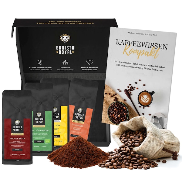 Kaffee Geschenk - Mit Liebe geröstet von Menschen mit Behinderung