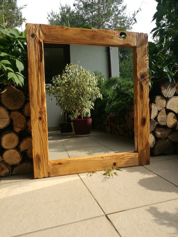 Floor mirror, wood mirror, wall mirror, rustic mirror, vanity mirror, moderm farm house mirror, bathroom mirror, entry way mirror