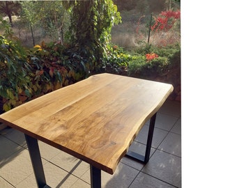 OAK DINING TABLE Solid Wood Dining Table Home Office Table - Etsy