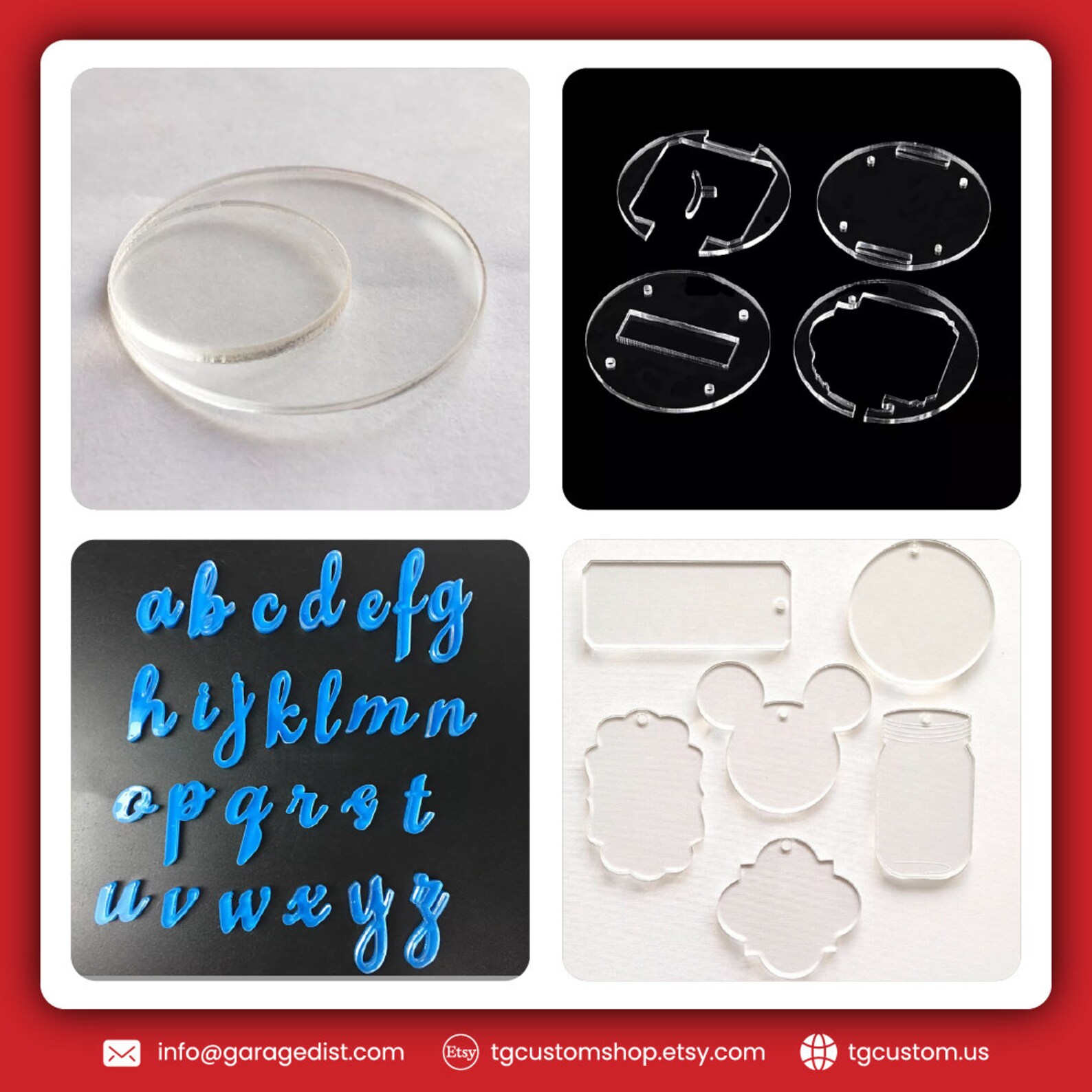 Custom Cut Acrylic Custom Cutouts Custom Acrylic Cut Out Etsy