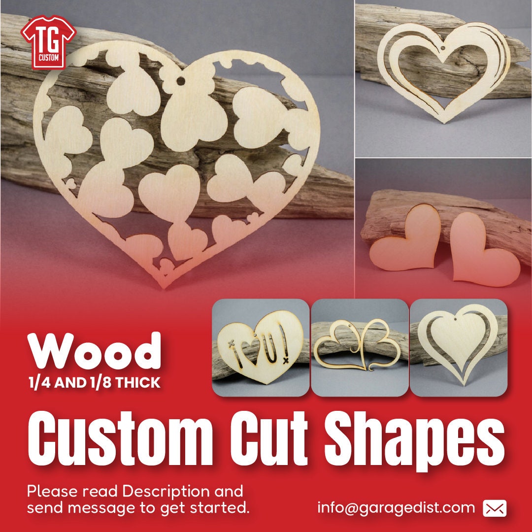 Custom cut wood custom cutouts custom wood cutout wood shapes laser