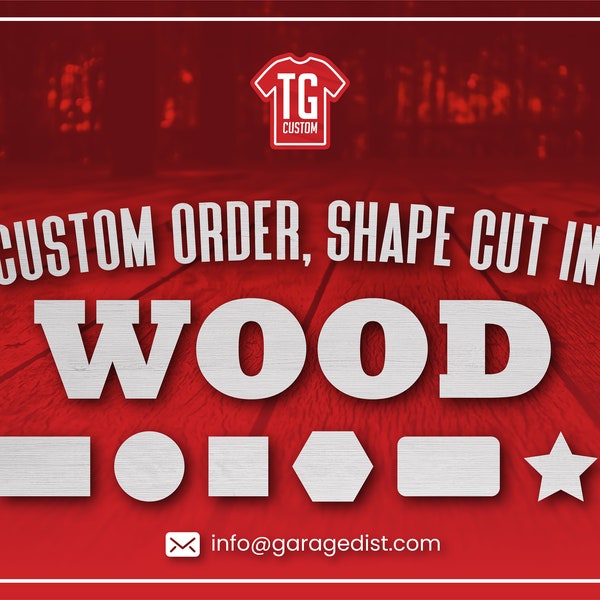 Wood Shape Etsy