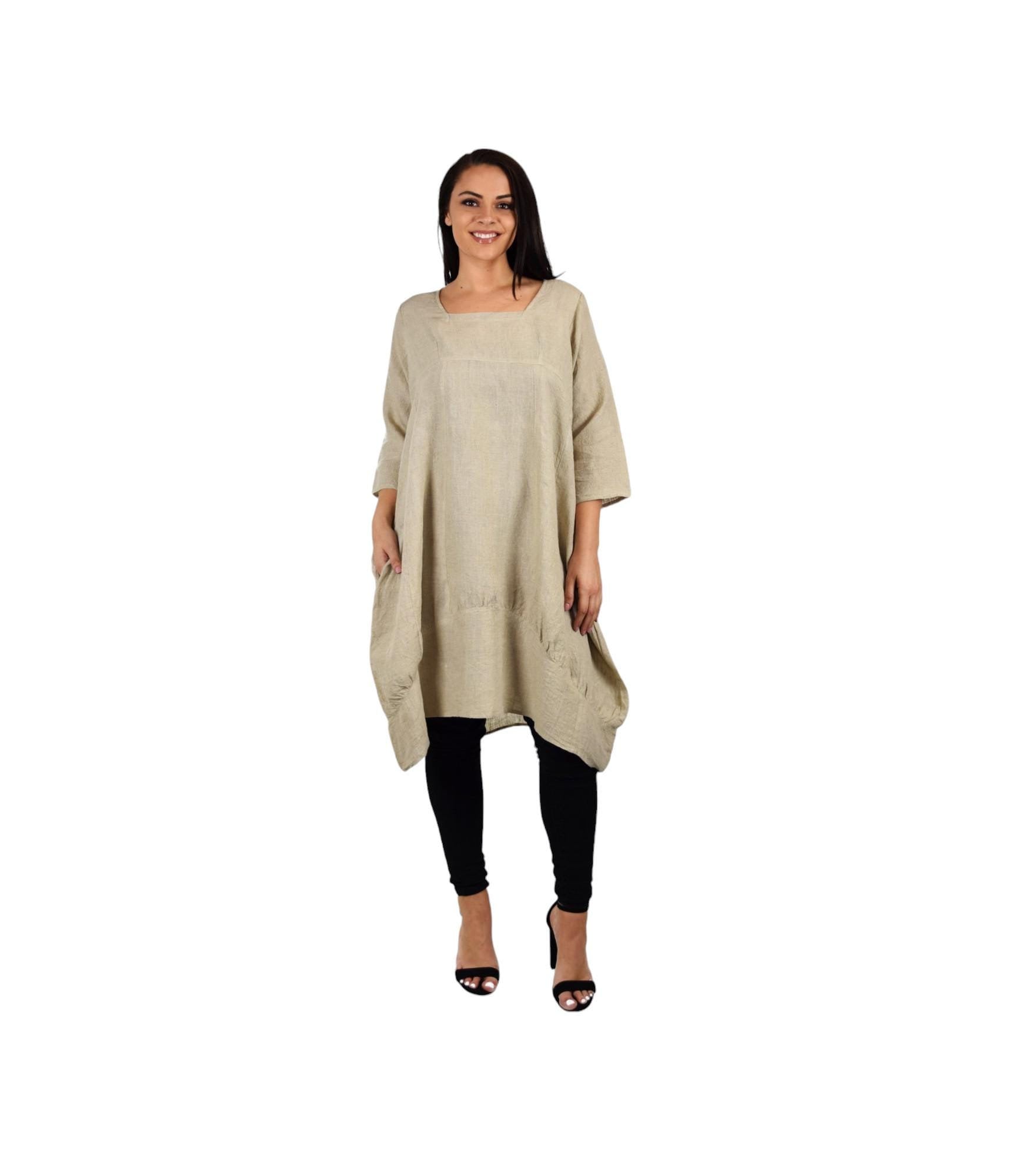 Linen Lagenlook Dress - Etsy