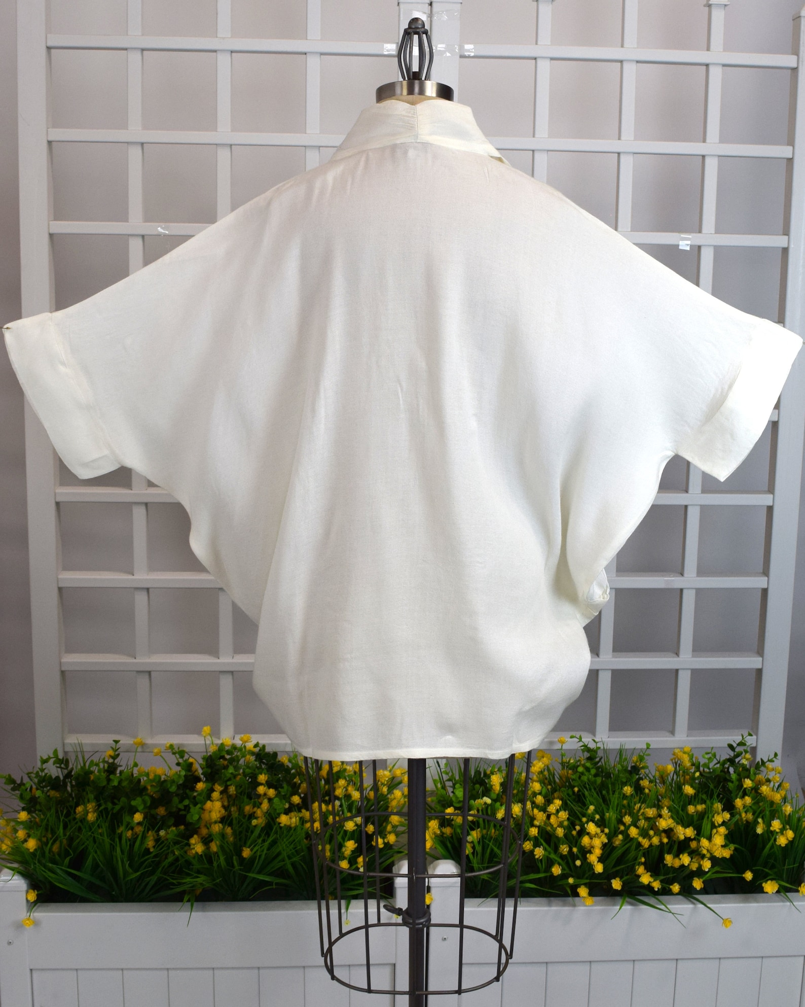 Linen Open Jacket, Oversize Linen Jacket, Linen Gauze Jacket Linen