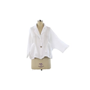 Linen Crop Jacket, Linen Women Short Jacket, Linen ONE size jacket, women Crop Jacket