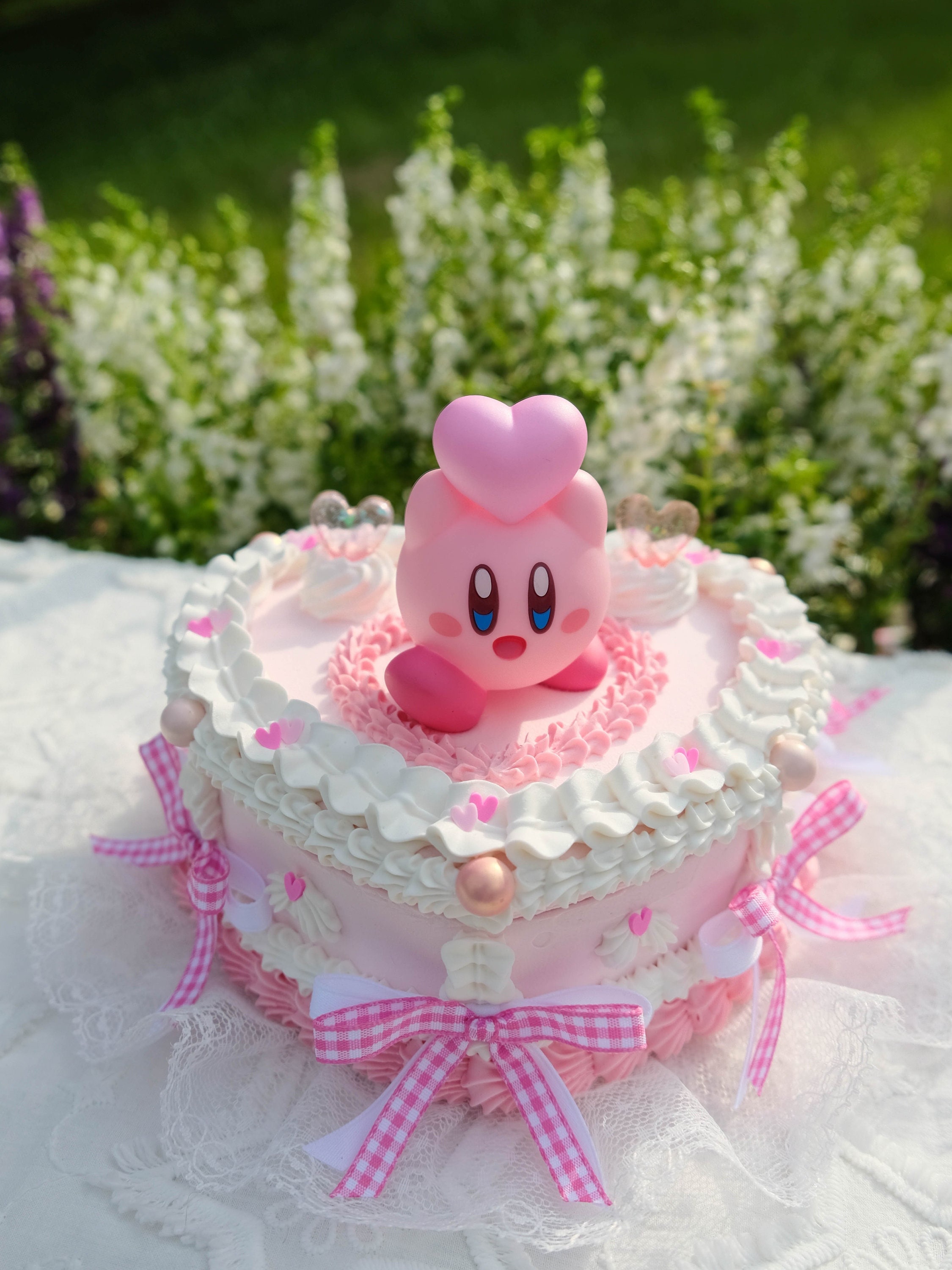 Kirby Friend Heart Jewelry Box Cake Customizable BY 10AM - Etsy