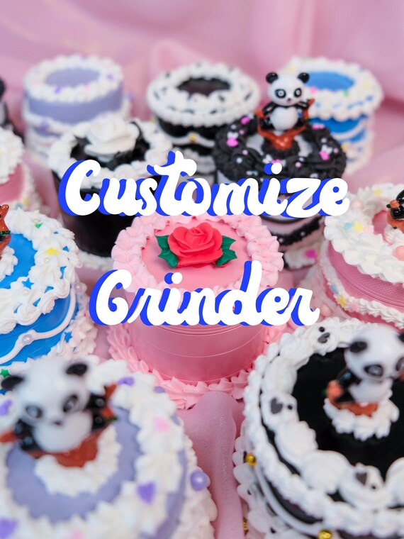 Custom Grinder Herb Grinder Cake Grinder by 10am Cake 