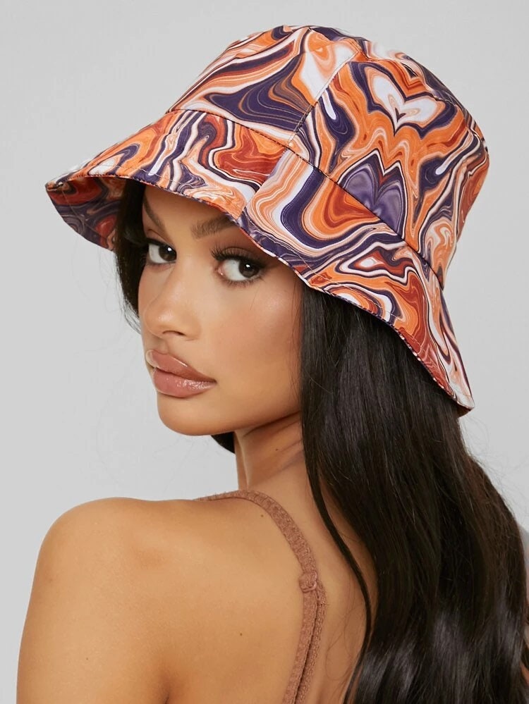Funky Marble Bucket Hat A Must Have 