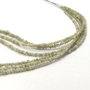 White Diamond Raw Uncut Beads Natural White Diamond Raw Beads 2.5-3.5 MM Diamond Raw Uncut Chips Beads for Designer Jewelry Making Craft