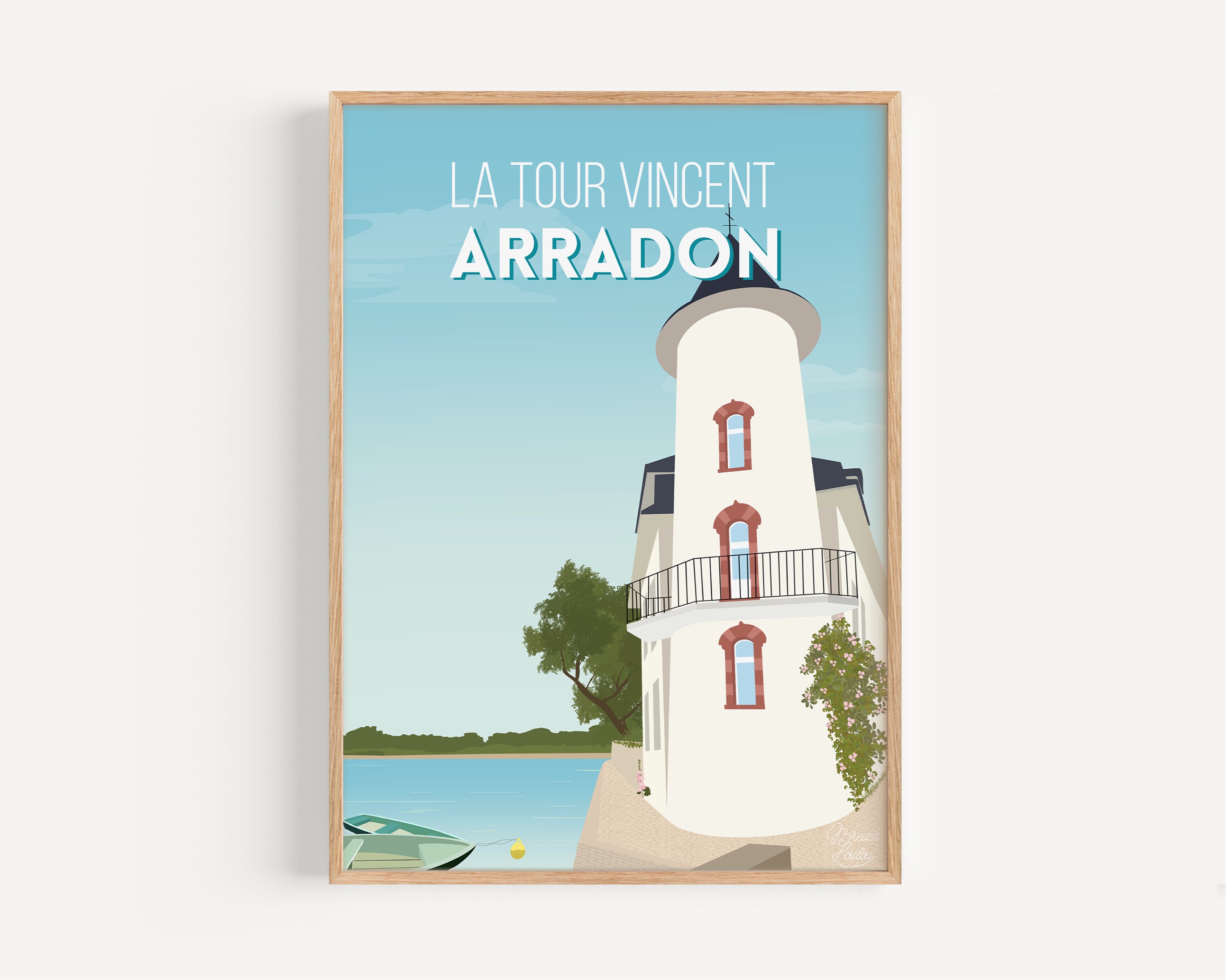Affiche Arradon France