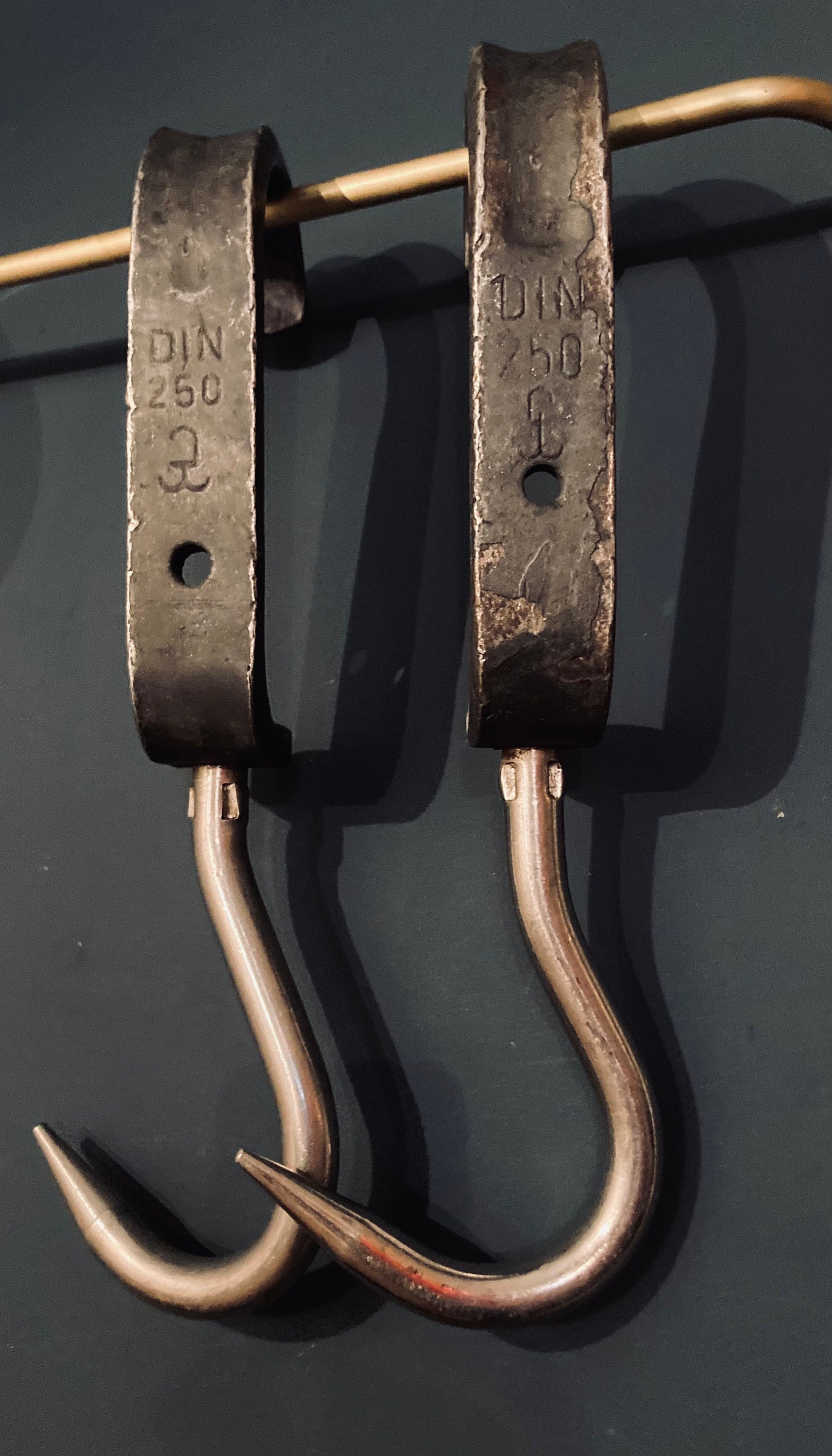 Industrial Vintage Stainless Steel Meat Hook Slaughter Hook Butcher