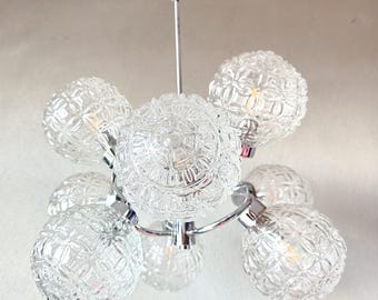 Lámpara de araña Sputnik vintage