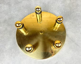 Lámpara empotrada de latón vintage