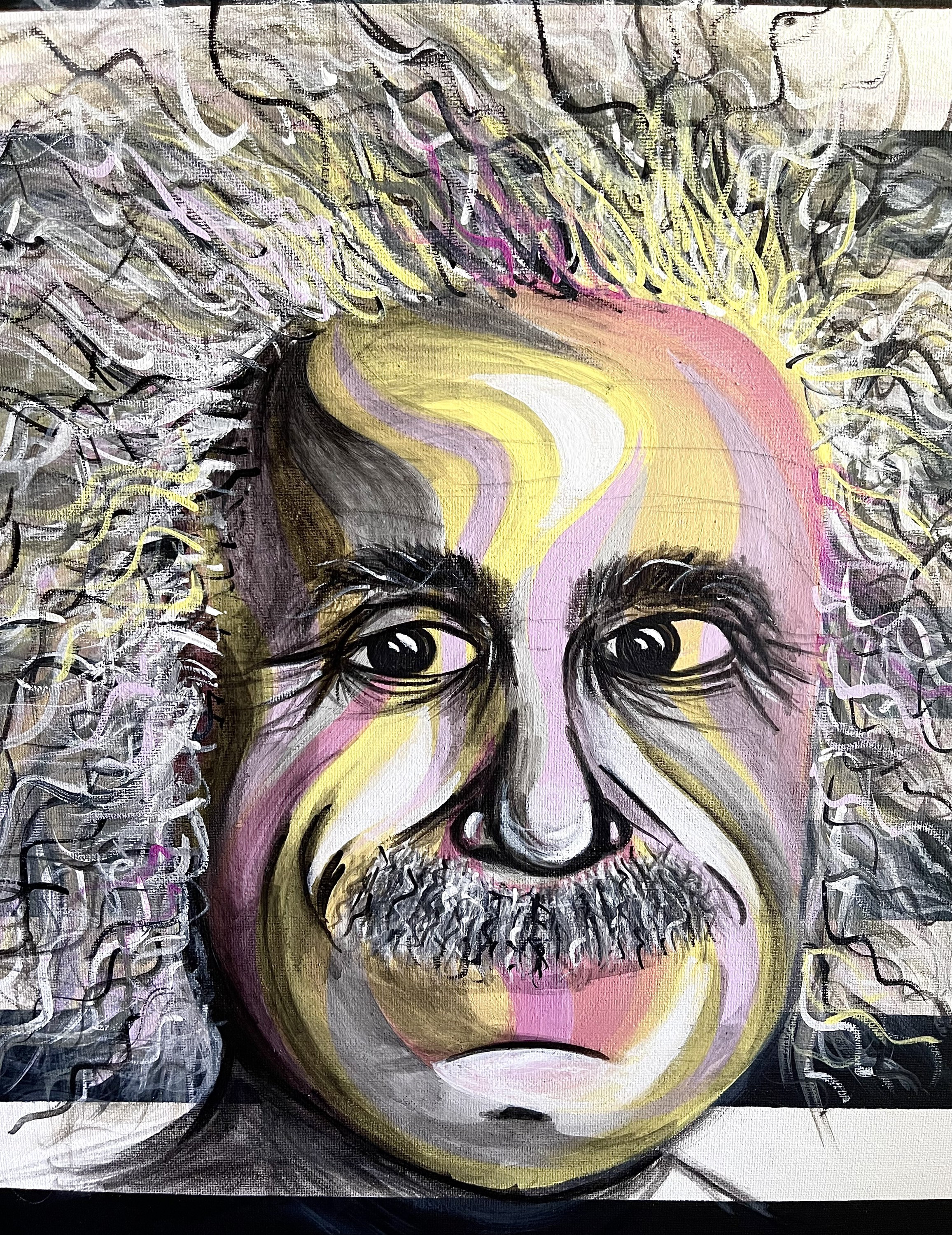 Albert Einstein/einstein/e=mc2/pop Art/einstein Portrait/black and