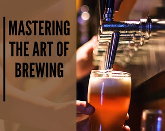 Dominar el arte de la elaboración de cerveza: una guía completa para elaborar su propia cerveza, libro electrónico en PDF, descarga digital