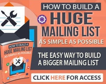 Cómo crear una enorme lista de correo lo más simple posible Libro electrónico en PDF para principiantes, descarga digital