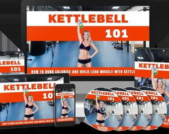 Kettlebell 101 Ejercicios PDF eBook + Hoja de referencia + Hoja de recursos, Descarga digital