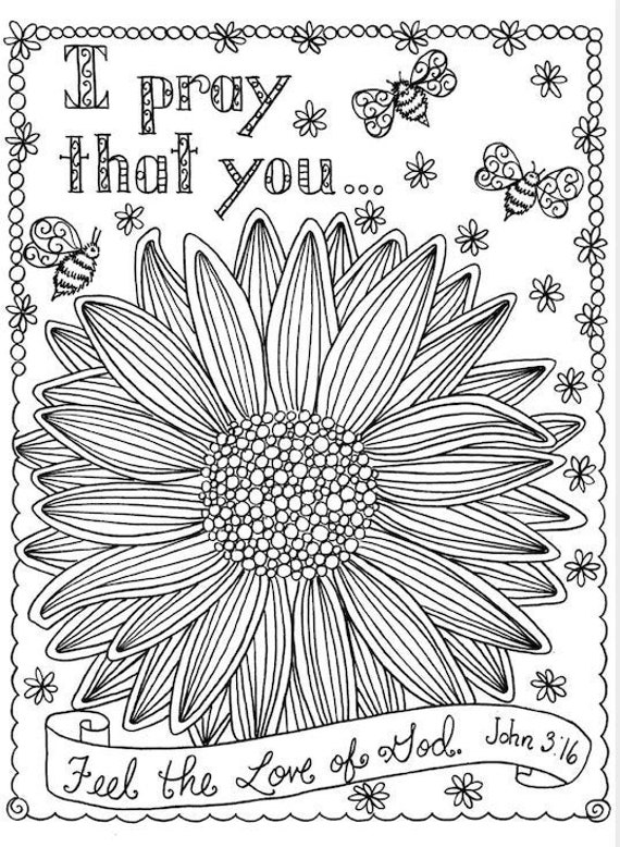 100 Christian Printable Coloring Pages | Etsy