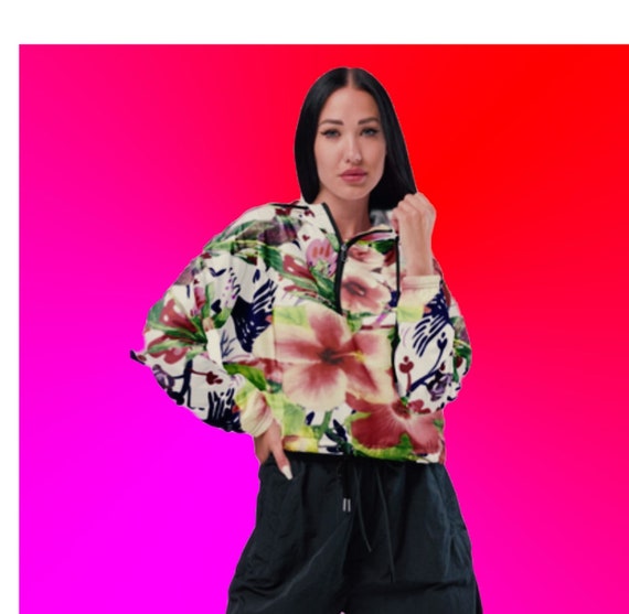 Women’s cropped windbreaker
