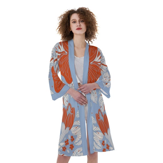 Women's Satin Kimono Robe