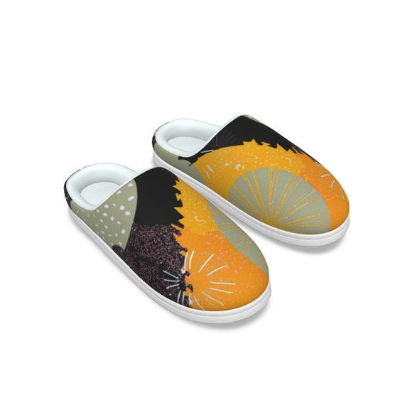 WOMEN’S SLIPPERS - Warm Slippers - Rubber Sole Slipper - Colorful Slippers - Slipper For Gift - Polyester Slippers - Soft Slippers