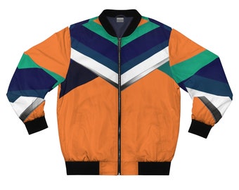 MEN’S BOMBER JACKET - Men's Warm Jacket - Modern Jacket - Jacket For Gift - Bomber Jacket - Men Fashion Wear - Handmade Jacket