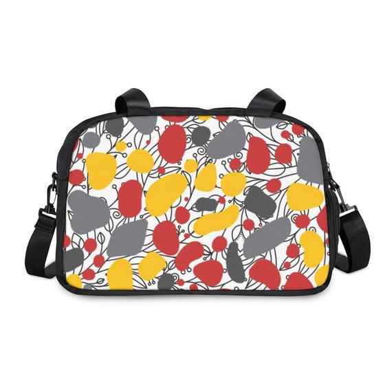 FITNESS HAND BAG - Yoga Workout Printed Large Capacity Handbag - Gym Accessories Bag - Travel Hand Bag - Unique Hand Bags