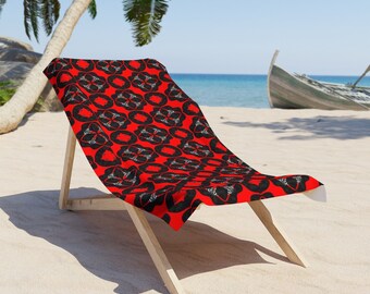 LUSH BEACH TOWEL, Luxury Beach Towel, Heavyweight Towel, Large Beach Towel, Premium Quality Handmade Summer Beach Towel