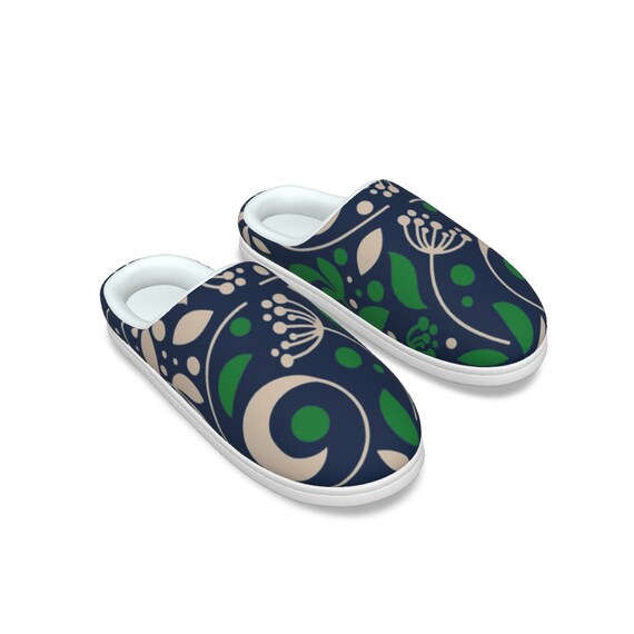 MEN’S SLIPPERS - Warm Slippers - Men's Plush Slippers - Loungewear Slipper - Rubber Sole Slipper - Polyester Slippers - Soft Slippers