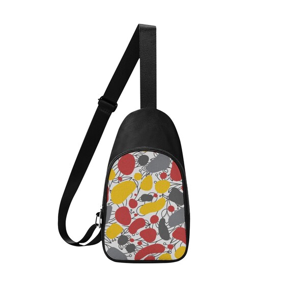 MEN’S CHEST BAG - Cross Body Bag - Fanny Pack Bag - Street Wear Bag - Zipper Chest Bag - Men's Shoulder Bag
