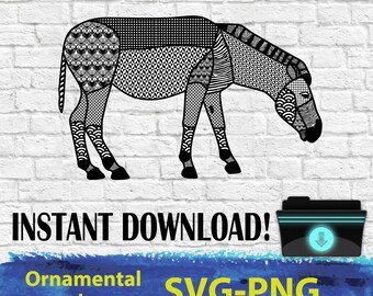 Download Zebra Mandala Etsy